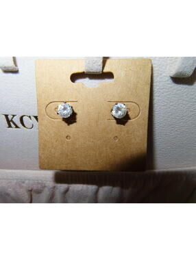 Clear Crystal Stud Earrings Hypoallergenic Earrings